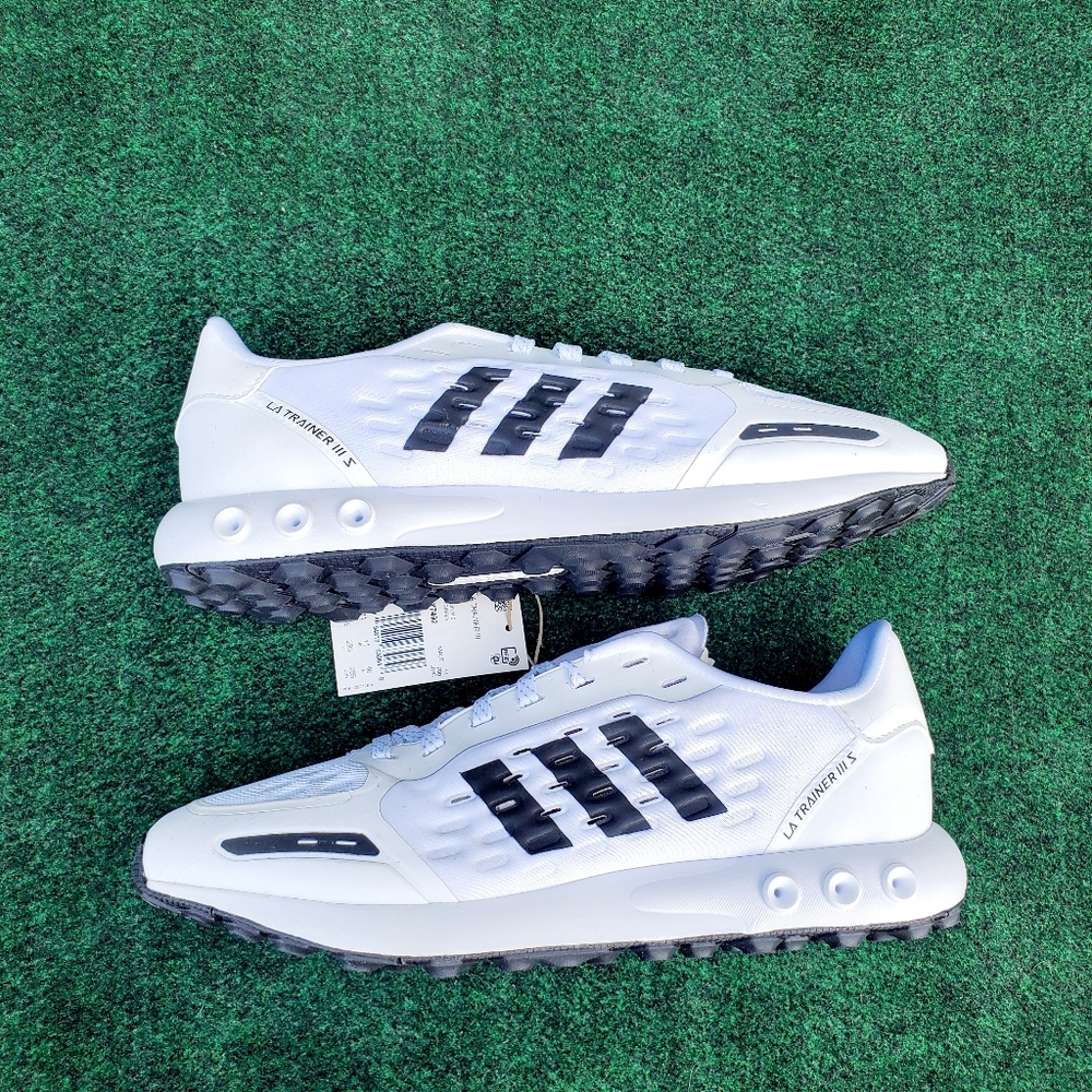 Size 11.5 - adidas LA Trainer 3 White Black GY7492 NWT Running Crossfit Gym